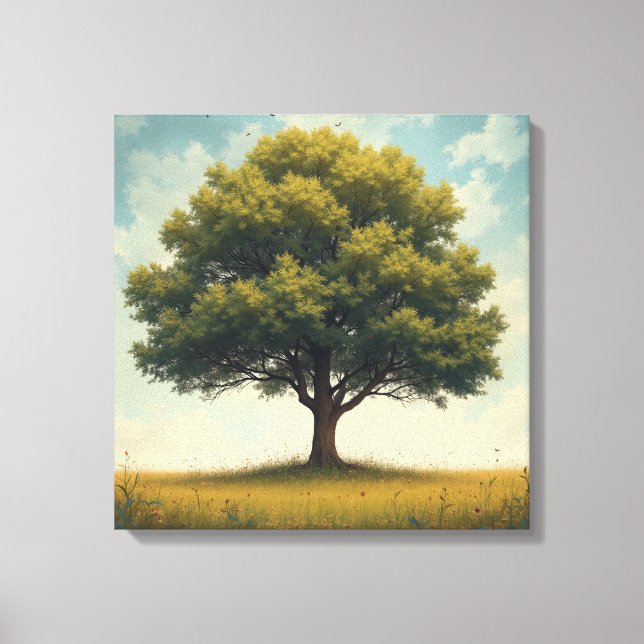 This is a canvas art for tree. (Front)