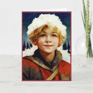 This is a Christmas Card for a young boy.