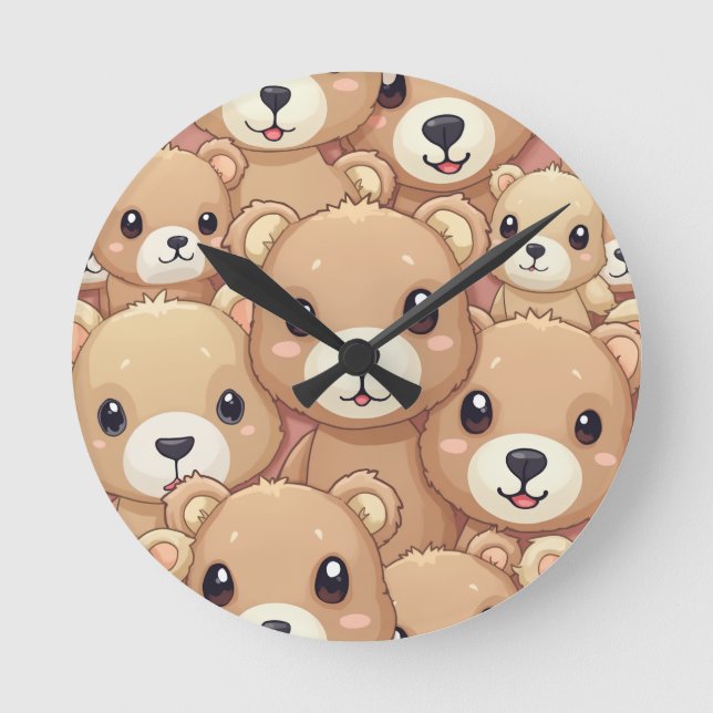 This is a clock for pobby bear. (Front)