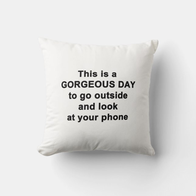 This is a Gorgeous Day Cushion (Front)