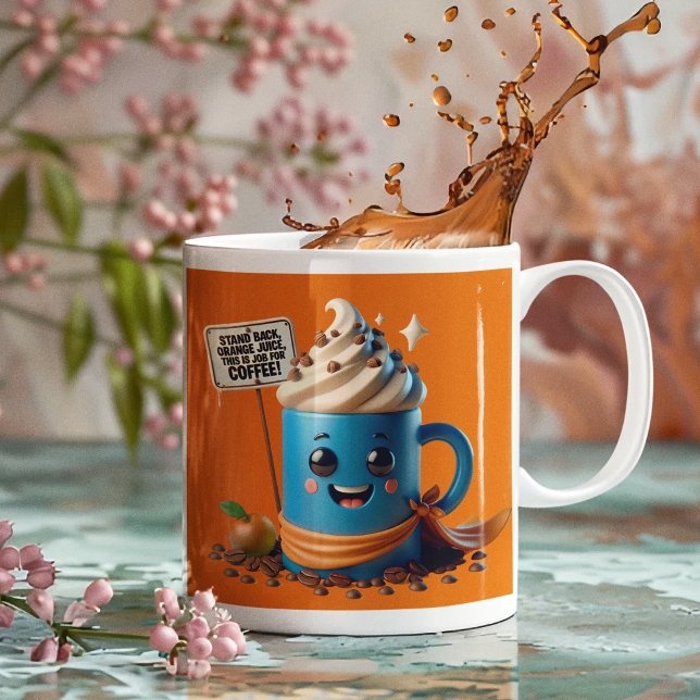 This Is A Job For Coffee! Large Coffee Mug (Creator Uploaded)