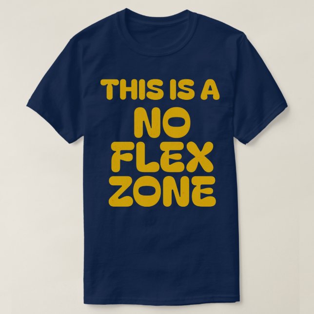 This is a no flex zone T-Shirt (Design Front)