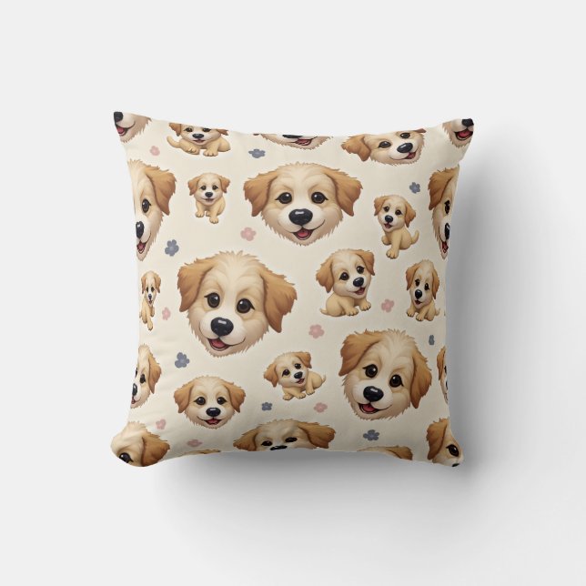 This is a pillow cushion for dogs. (Front)