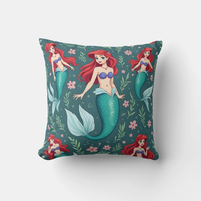 This is a pillow cushion for Little Mermaid. (Front)