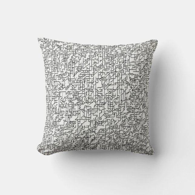 This is a point throw pillow. cushion (Front)