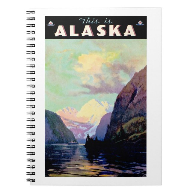 This is Alaska Spiral Notebook (Front)