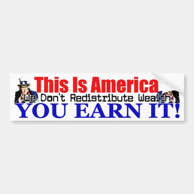 This Is America! Bumper Sticker (Front)