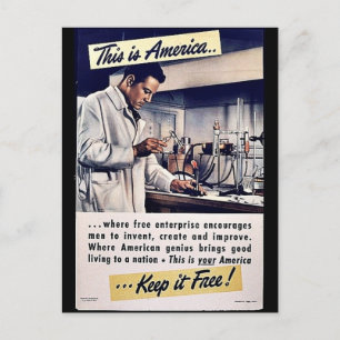 This Is America Keep It Free! Postcard