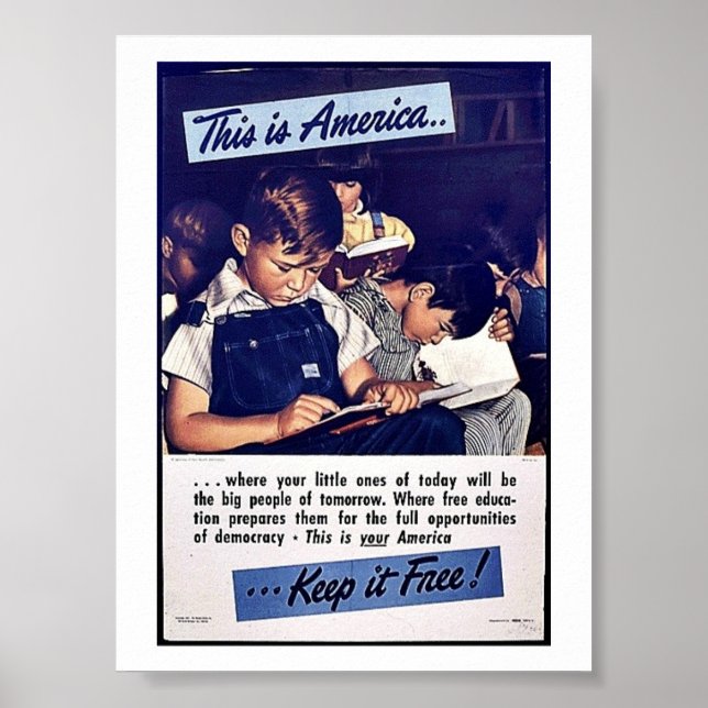 This Is America Keep It Free! Poster (Front)
