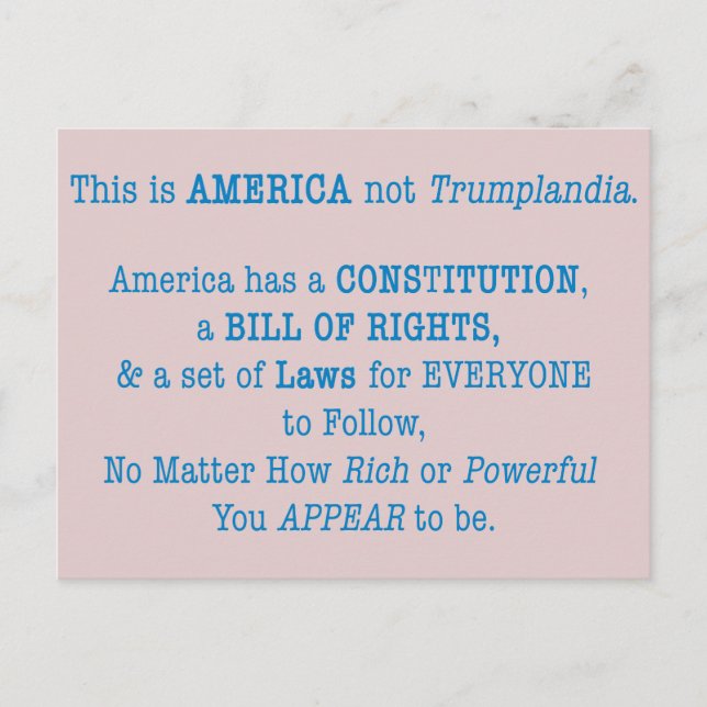 This is America Postcard (Front)