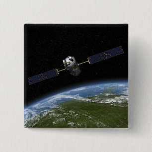 This is an artist�s concept 15 Cm Square Badge