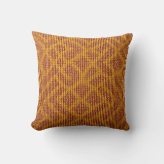 This is an embroidery style throw pillow. cushion
