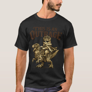 This is an outrage funny princess cat doughnut gol T-Shirt