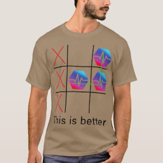 this is better PulseChain Cryptocurrency PLS Block T-Shirt