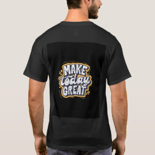 This is black half sleeves T-shirt for Men's