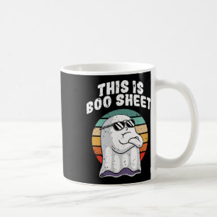 This Is Boo Sheet Fun Halloween Costume Ghost Pun Coffee Mug