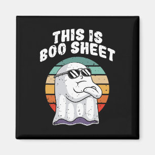 This Is Boo Sheet Fun Halloween Costume Ghost Pun Magnet