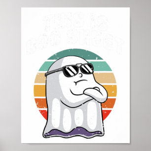 This Is Boo Sheet Fun Halloween Costume Ghost Pun  Poster