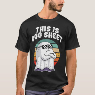 This Is Boo Sheet Fun Halloween Costume Ghost Pun T-Shirt