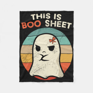 This Is Boo Sheet Fun Halloween Costumes Fun Hallo Fleece Blanket