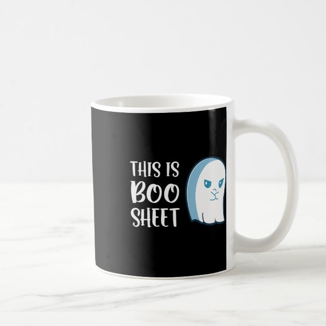This Is Boo Sheet Fun Halloween Sayings  Coffee Mug (Right)