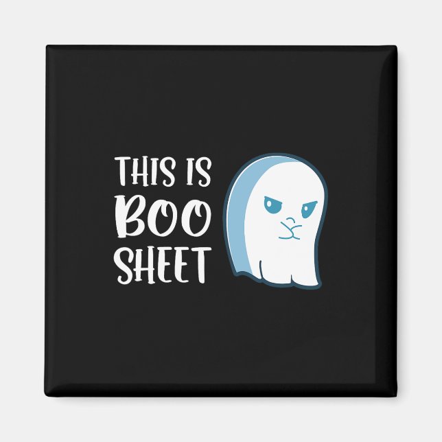 This Is Boo Sheet Fun Halloween Sayings  Magnet (Front)