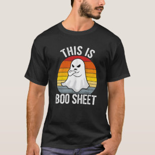 This Is Boo Sheet Funny Ghost Costume Women Men Ha T-Shirt