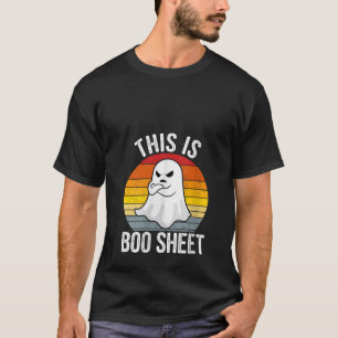 This Is Boo Sheet Funny Ghost Costume Women Men Ha T-Shirt