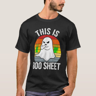This Is Boo Sheet Funny Ghost Costume Women Men Ha T-Shirt