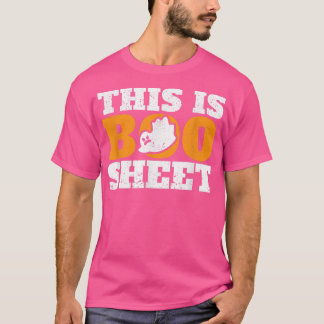 This Is Boo Sheet Ghost Lover Funny Halloween Love T-Shirt