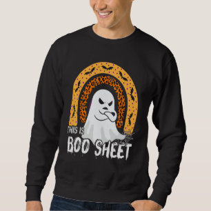 This is boo sheet ghost retro halloween costume me sweatshirt