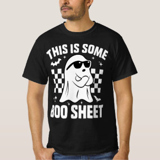 This Is Boo Sheet Ghost Retro Halloween Costume Me T-Shirt