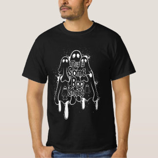 This Is Boo Sheet Ghost Retro Halloween Costume Me T-Shirt