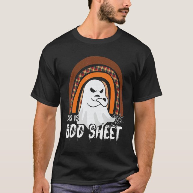 This is boo sheet ghost retro halloween costume me T-Shirt (Front)