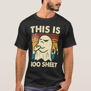 This is Boo Sheet Ghost Retro Halloween Costume Me T-Shirt