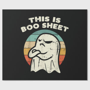 This Is Boo Sheet Ghost Wrapping Paper