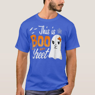 This Is Boo Sheet Happy Halloween Cute Ghost Scary T-Shirt