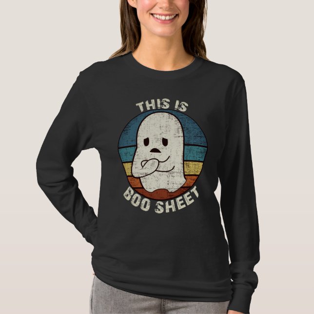 This is Boo Sheet T-Shirt (Front)
