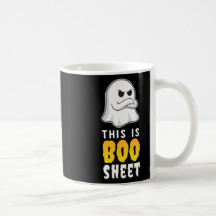 This Is Boo Sheet T Shirt Funny Ghost Spooky Party Coffee Mug