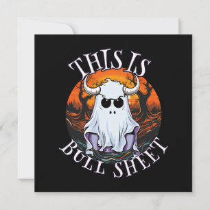 This is bull sheet - funny boo sheet