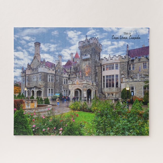 This is Casa Loma, Toronto, Canada  Jigsaw Puzzle (Horizontal)