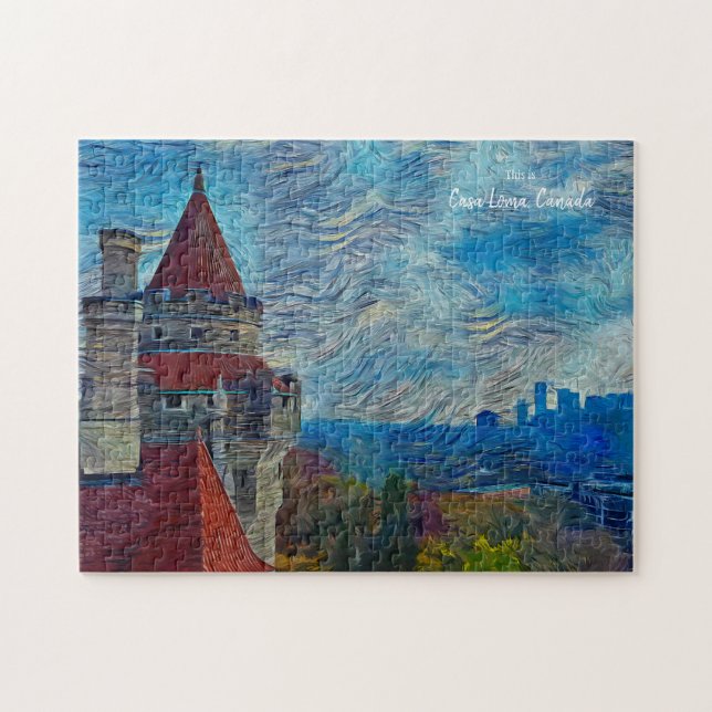 This is Casa Loma, Toronto, Canada  Jigsaw Puzzle (Horizontal)