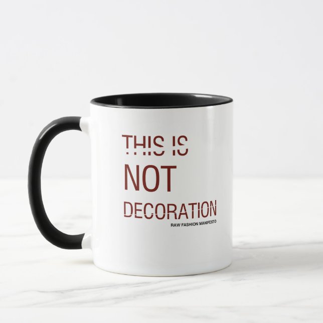 THIS IS DECORATION MUG (Left)