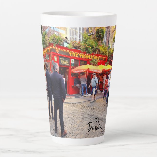 This is Dublin-Ireland Latte Mug (Front)