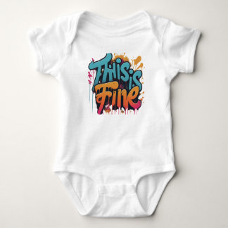 This is fine design T-Shirt Baby Bodysuit
