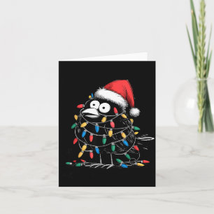 This Is Fine Just One Bulb From Burnout, Christmas Card