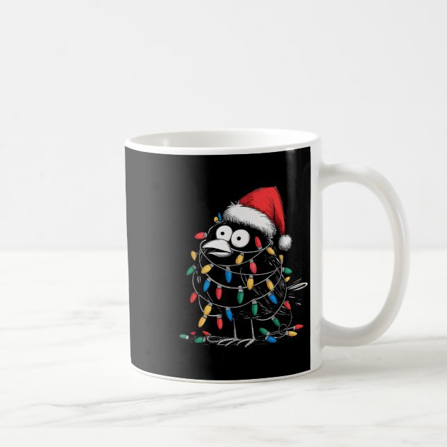This Is Fine Just One Bulb From Burnout, Christmas Coffee Mug (Right)