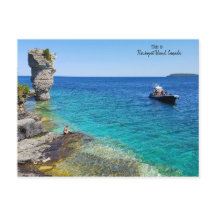 This is Flowerpot Island, Canada Postcard