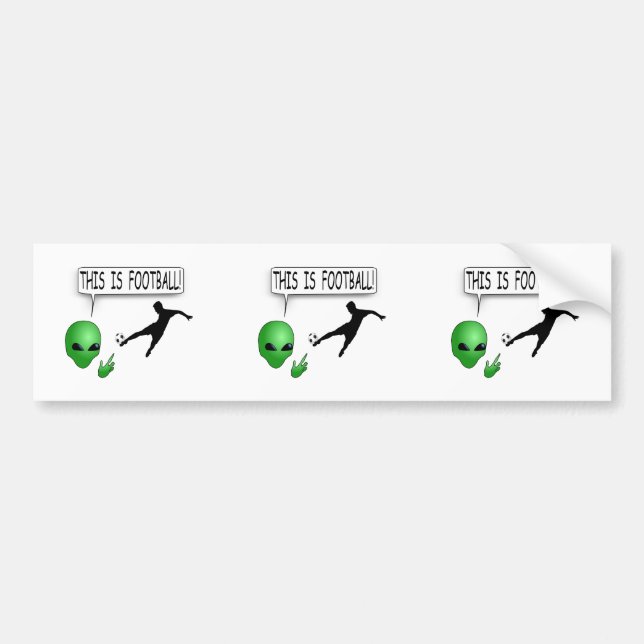 This Is Football Bumper Sticker (Front)