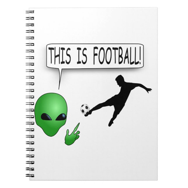 This Is Football Spiral Notebook (Front)